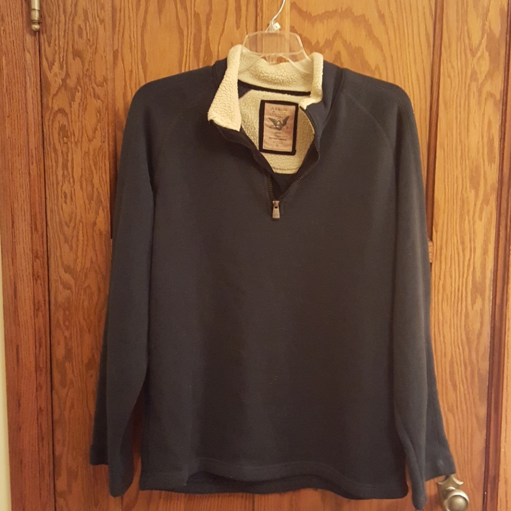 1/4 Zip X-Lge Pullover w/fleece lining